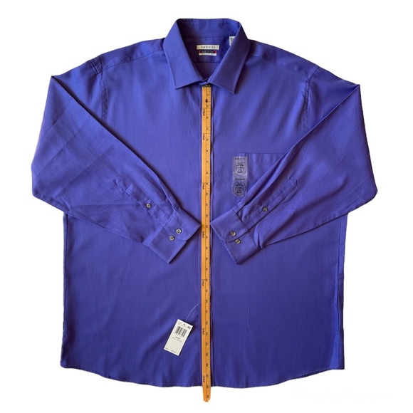 Men’s Van Heusen Flex Collar Regular Fit Long Sleeve Button Up Shirt - XL 17.5 - Picture 4 of 6